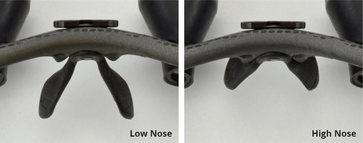 Fig 3 V Type Nose Pads Adjusted for HN and LN