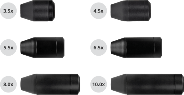 UltiView Pro Ocular Magnifications