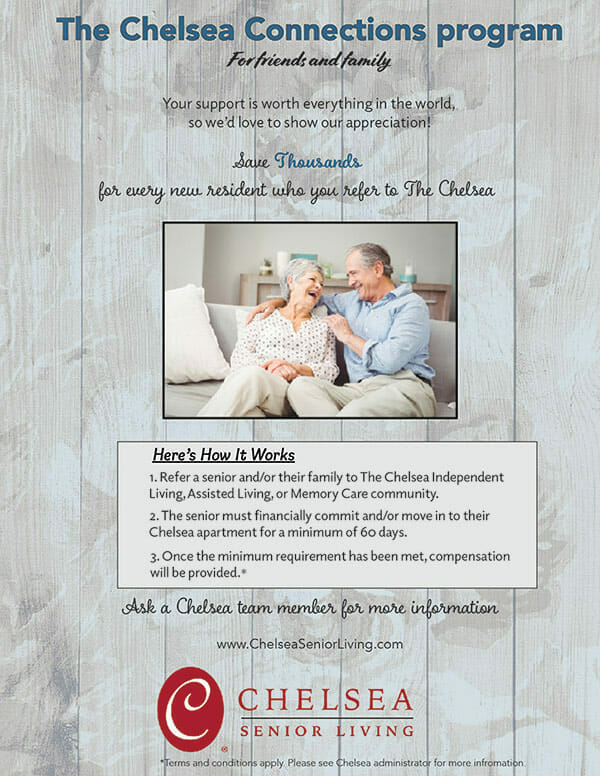 Chelsea Connections Referral Program Chelsea Connections Referral Program