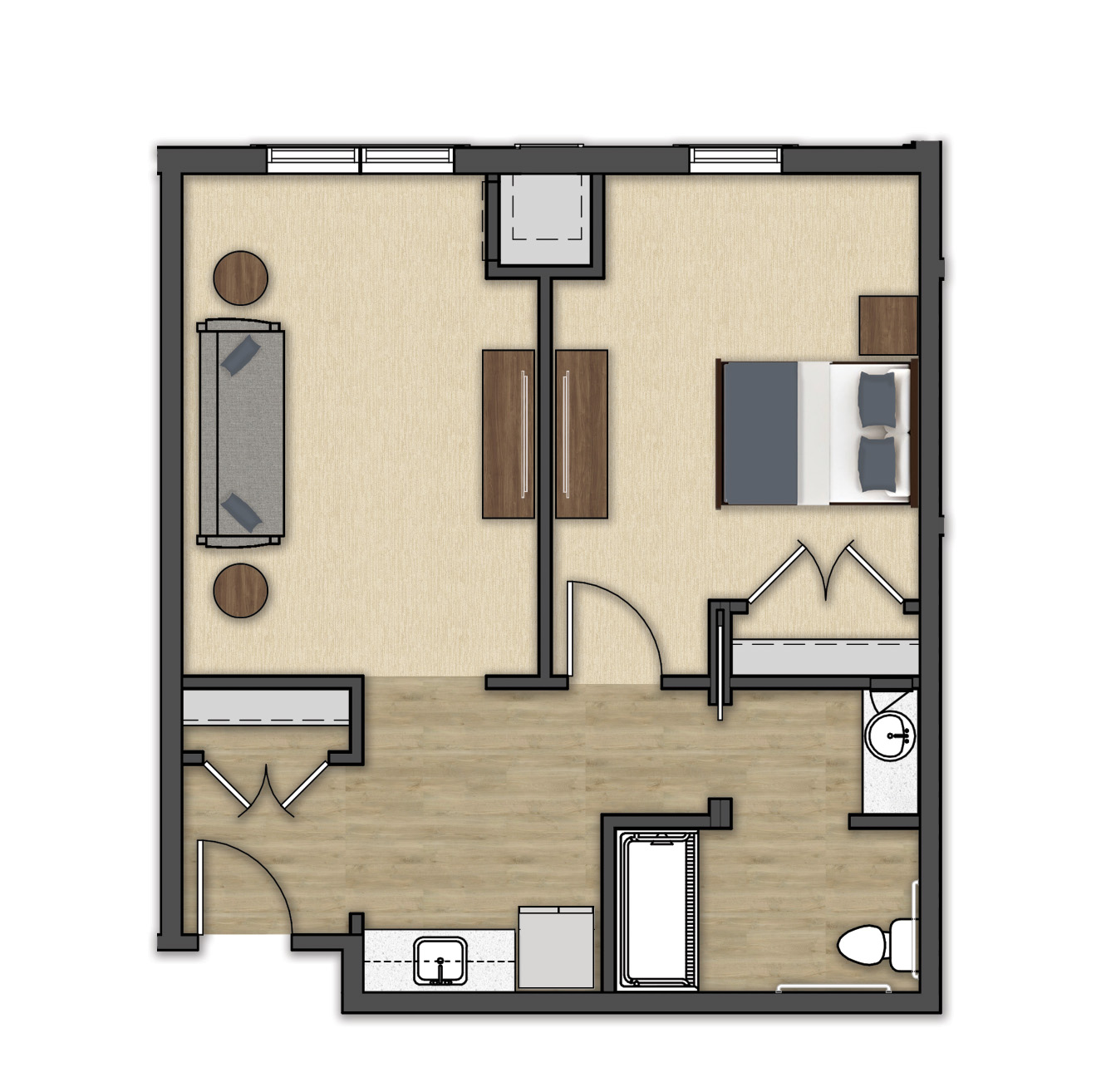 West Orange 1 Bedroom Medium Al